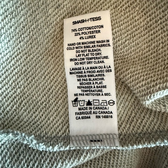 Smash + Tess Parker Mini Dress Heather Grey Size Medium - Picture 5 of 5